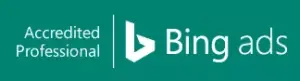 Bing Ads Accredited Professional badge